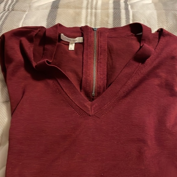 Maurices Burgundy Sweater Sz L - Picture 4 of 6